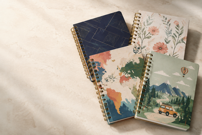 Plusieurs couvertures de carnets MOTSORA